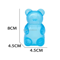 Jouet Squishy Ours Coloré Classique Populaire 8cm en Maltose, Anti-Stress, à Presser, Cadeau pour Enfants et Adultes, Jouets à Presser Anti-Fatigue