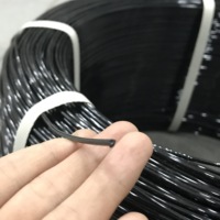 Fil de polyester/PET noir NTEC 3,5 mm résistant aux UV, garantie 3 ans, idéal pour serres et vignobles - Prix usine