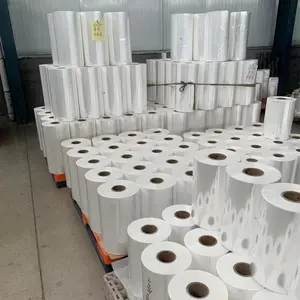 Full Roll POF Packaging Heat Shrink Film Transparent Plastic Sealing Film Shrink Bag For Customized Sizes Printable