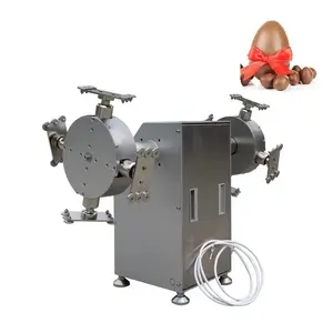 Mesin pembuat berputar coklat telur bola berongga kecil penggunaan mudah otomatis