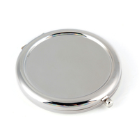 Miroir vierge avec design personnalisé DIY DIY miroir compact sublimation maquillage miroir fête des mères cadeau personnalisé