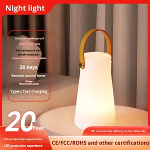 Slaapkamer draagbare LED-sfeerverlichting met Type-C snelladen en gebruik op het bureau - Product Image 4