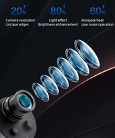 Projecteur laser rotatif Gobo LED extérieur étanche IP65 300W pour publicité de bâtiment, image personnalisée, logo, lampe de projection puissante
