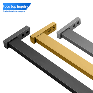 Cổ Hợp kim nhôm quần áo đường sắt đồ nội thất tủ quần áo treo đường ray tủ quần áo ống và que - Product Image 4