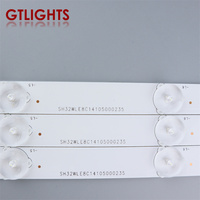 Perle de lampe de bonne qualité pour 32e350 3x8 32-3x8 Skyworth 32e360e 32e3500 aluminium pour 8 Leds Led bande de rétroéclairage TV