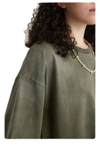 Women's Custom Streetwear T-Shirts Knitted 100% Cotton Washed Gradient Colors Breathable Soft Anti-Shrink - Product Image 2