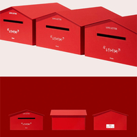 Boîte cadeau trapézoïdale en papier écologique personnalisée pour chocolats et biscuits, idéale pour la vente en gros et l'emballage de produits de boulangerie.