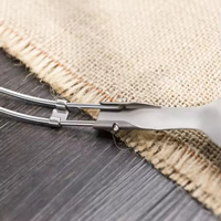 Ensemble de couverts portables pliables en titane : cuillère, fourchette, couteau, baguettes – Qualité supérieure, sans danger pour les aliments, ultraléger, écologique, utilitaire urbain