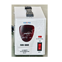 Stabilisateur de tension automatique monophasé SDR-1000VA de type relais/microprocesseur, régulateur AVR 220/230VAC, affichage LED, CE RoHS
