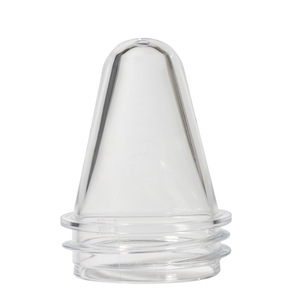 Wholesale 42mm Tooth 18g Transparent PET Plastic Injection Molded Preforms for Shampoo Cosmetic <b>Bottles</b> Threaded Top - Product Image 3