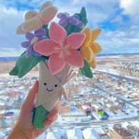 Poupée en peluche créative en forme de rose de 30 cm, bouquet de roses, jouet en peluche, poupée d'amour, cadeau de Saint-Valentin pour fille
