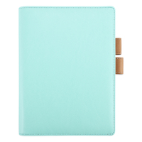 Kunden spezifisches Design A5 Spiral Notebook Sublimation Journal mit Leder Hardcover und 6 Ring Binder Blank Diary Notepad