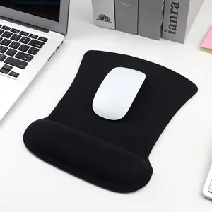 Ergonomic गेमिंग कार्यालय बाकी माउस पैड गैर पर्ची सिलिकॉन आधार के साथ Mousepad कलाई का समर्थन