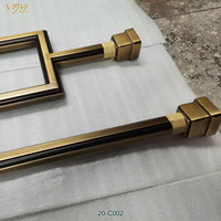 CAROLA Balustrade décorative moderne minimaliste en laiton de haute qualité, style romain, pour escalier, montée au sol, pour villa et hôtel