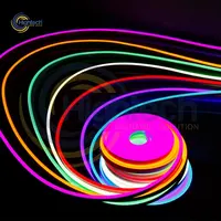Tiras de led neon de pvc, flexíveis, design diferente e cores diferentes