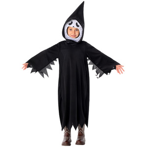 Costume d'Halloween pour enfants Jiedi, costume de fantôme rayé arc-en-ciel avec cape, taille 6 ans - Product Image 3