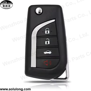 Clé de voiture intelligente de haute qualité à 2/3/4 boutons, coque de clé de véhicule <span class=keywords><strong>pour</strong></span> Toyota, clé pliable - Product Image 3