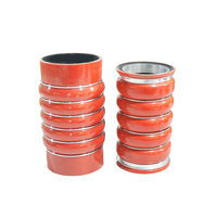 Tuyau en caoutchouc silicone pour tube turbo de camion, résistant aux hautes températures, avec anneaux en acier inoxydable de 1,5 pouce, pour véhicules