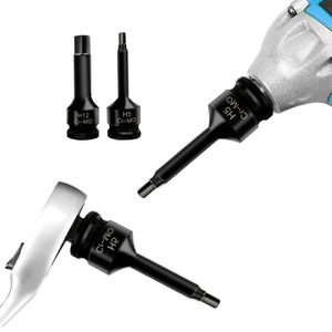 Yunbei Yb Hex Socket <b>Bit</b> H5 H6 H12 Cr-Mo Pneumatic Screwdriver Sleeve <b>Torx</b> Socket For Metal Working - Product Image 5