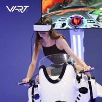 Simulateur de course de moto du tour 9D VR de moto de réalité virtuelle de VART avec du CE RoHS