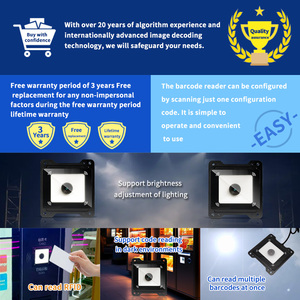 Emt6652brf Barcode En Rfid Lezer Module Qr Code Lezer Nfc Usb 13.56Khz Toegangscontrole Kaartlezer - Product Image 2