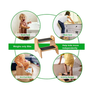 Lit moderne en bois pour enfants pour la chambre à coucher, la salle à manger et le salon en plein air-Lit pour tout-petits - Product Image 4