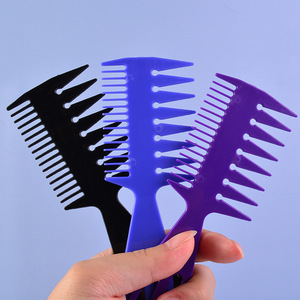 Bán Buôn Biểu Tượng Tùy Chỉnh Người Đàn Ông Tạo Kiểu Tóc Lược Chuyên Nghiệp Cắt Tóc Lược Nhựa Chống Tĩnh Điện Rộng Và Tốt Răng Tóc Lược - Product Image 3