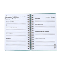 Carnet de notes à spirale à couverture rigide A5 cahier à impression personnalisée Journal planificateur quotidien hebdomadaire vente en ligne