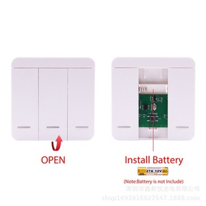 ตัวควบคุมการไหลของแสง LED สีเดียว 5V-24V ไร้สาย ไม่ต้องเดินสายไฟ สำหรับไฟแถบ LED - Product Image 2