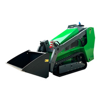 Mini-chargeuse compacte multi-appareils à moteur avec transmission hydraulique pour la ferme, la construction, le chargement et le déchargement en entrepôt, conforme EPA