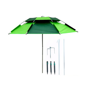 Grand <span class=keywords><strong>parapluie</strong></span> de pêche à la <span class=keywords><strong>carpe</strong></span> pliant à trois sections léger de 2.2m solide et durable - Product Image 1