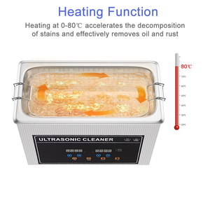 Máquina Limpiadora de Discos de Vinilo de 6L, <span class=keywords><strong>Lavadora</strong></span> Ultrasónica <span class=keywords><strong>para</strong></span> Discos de Vinilo, Limpiador Ultrasónico con Tanque Calefactor, Baño de Limpieza Ultrasónico - Product Image 4