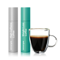 Greenpie Concentré Champignon Café Infusion à froid Tube en aluminium sous vide Goût riche pour expresso Saveurs fruitées amères Liquide OEM