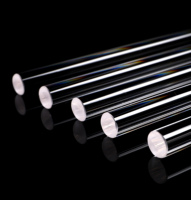 Tige de quartz de guide de lumière à quartz optique haute pureté Teneur en silicium 99.99%