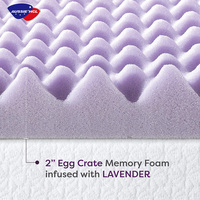 Matelas compressé directement de l'usine, double, twin, queen, king size, surmatelas en mousse à mémoire de forme avec certification CertiPUR-US
