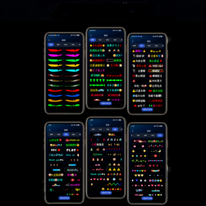 Écran LED flexible pour pare-brise de voiture, effet œil de démon, programmable, pour camion et SUV - Product Image 4