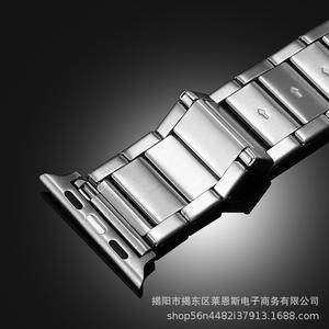 สายนาฬิกาข้อมือสแตนเลสสตีลขนาด 22 มม. แบบพับได้ ใช้ได้กับ Apple Watch สำหรับนาฬิกาอัจฉริยะขนาด 38-49 มม. - Product Image 5