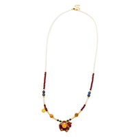 Collier pendentif perles rouges pour femme, chaîne légère style clavicule, tendance Nouvel An