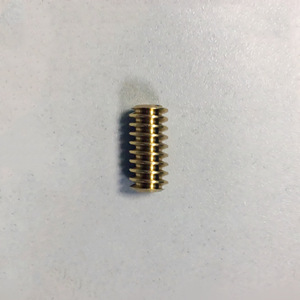 Copper <b>Worm</b> Gear 10mm Length Precision Machined For Mechanical Transmission Applications - Product Image 1