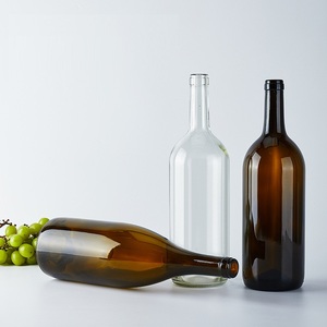 <span class=keywords><strong>Precio</strong></span> de fábrica Botella de <span class=keywords><strong>vino</strong></span> de 1500ml Vidrio ámbar transparente Vacío para champán <span class=keywords><strong>Vino</strong></span> <span class=keywords><strong>tinto</strong></span> con corcho - Product Image 2