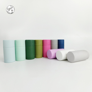 45ml Canxi cacbonat bơm lại chai nhựa kraft giấy bên trong thùng Xoắn thiết kế khử mùi Stick container - Product Image 2