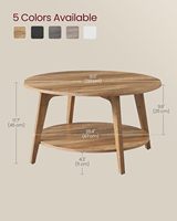 Combohome Vente en gros de mini meubles de salon pour la maison Table d'appoint ronde Table basse en bois