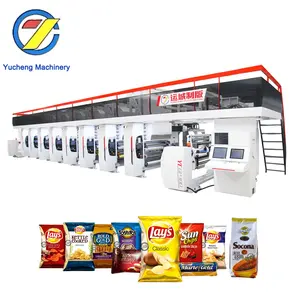 6 Colors Electronic Shaftless System BOPP Film Gravure Printing Machine with Free Installation