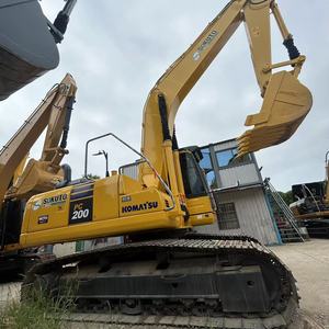 Excavadora hidráulica de orugas Komatsu PC220 de segunda mano, maquinaria pesada usada, excavadora Komatsu PC220 en stock - Product Image 6