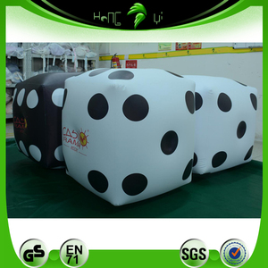 <span class=keywords><strong>Géant</strong></span> cube de dés <span class=keywords><strong>gonflable</strong></span> en PVC, modèle publicitaire, dés gonflables personnalisés avec impression pour fêtes et décoration - Product Image 5