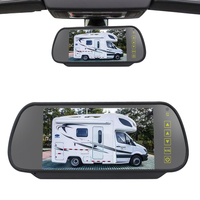 Système de caméra de recul avec écran 7 pouces et écran partagé à 170 degrés pour Trafic / Vauxhall Vivaro 2001-2014 Cargo Van