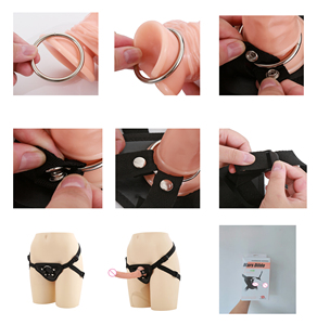 Nuovo Design realistico cavo Strap-On <span class=keywords><strong>Dildo</strong></span> per le donne morbido PVC Silicone per adulti giocattoli sessuali indossabili pene masturbatore per lesbiche - Product Image 5