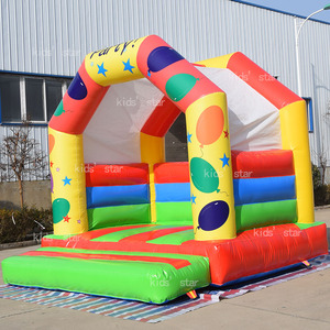 Château gonflable compact pas cher pour fêtes, en PVC écologique, capacité 480 kg, pour 3 à 12 enfants, 3m x 4m x 3m - Product Image 2