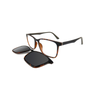 2024 nouvelles lunettes de soleil à monture Ultem de haute qualité Clip magnétique sur lunettes TR90 personnaliser votre Logo lunettes à monture optique magnétique