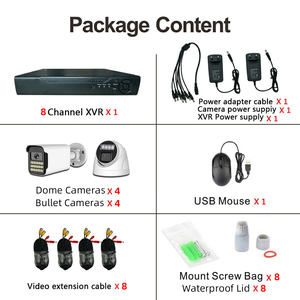 TSEye 8CH 5MP AHD XVR Security Camera System Full HD Night Vision Waterproof Surveillance DVR Kit with 8 Cameras and Accessories - Product Image 3